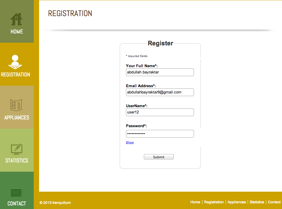 Registeration