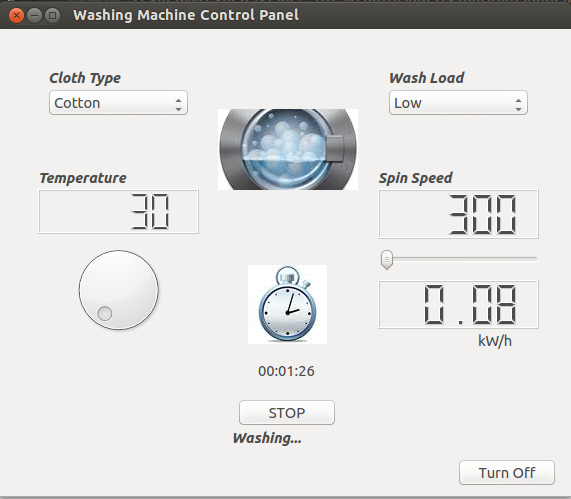 Washing Machine Simulation
