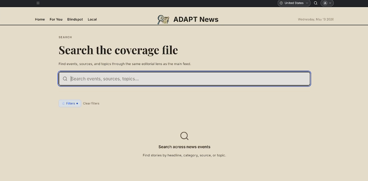 Search view