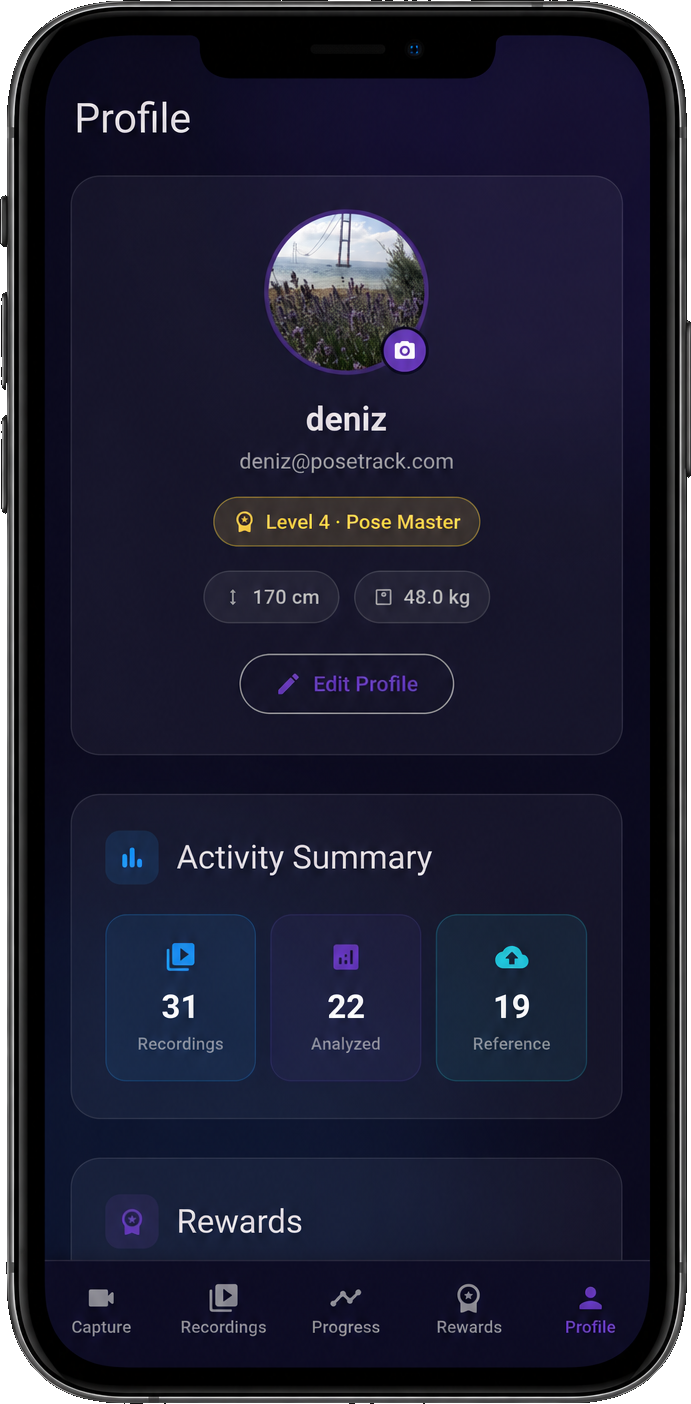 Profile Page feature